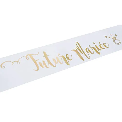 OLILLY Echarpe pour Enterrement de Vie de Jeune Fille (EVJF) – Cadeau pour la Future Mariée