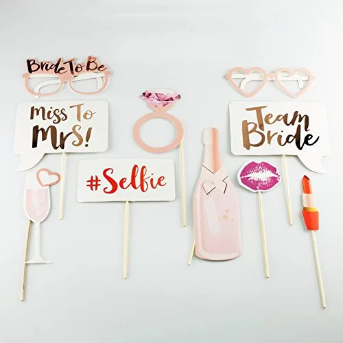 loomi Loo Team Bride Selfie Photo Booth Props JGA jungge selli Nen Accessoires abschied polterabend Photobooth