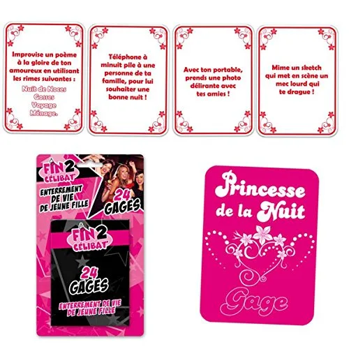 Les Trésors De Lily [J9668-24 Cartes gages  Enterrement de Vie de Jeune Fille’ Team EVJF
