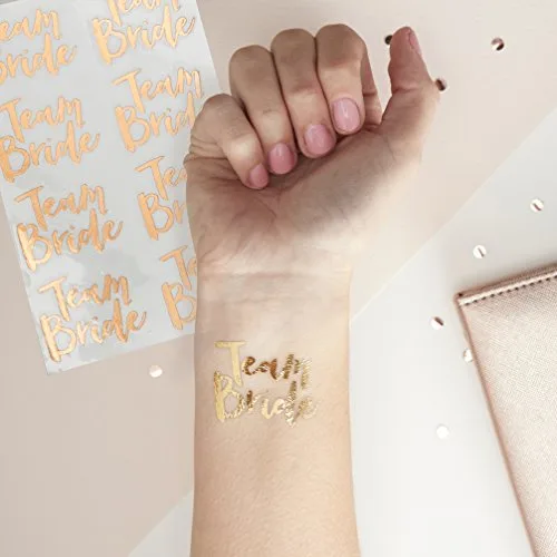 Team Bride Tattoos – Rose Gold