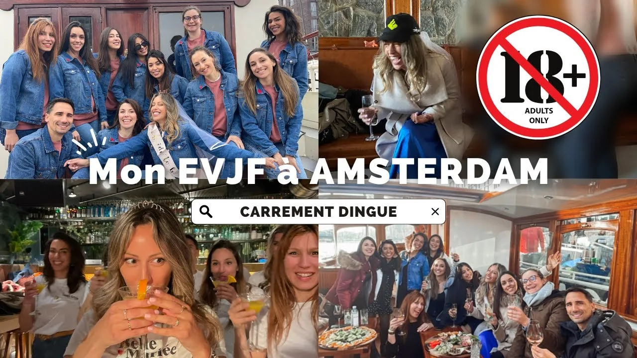 organiser un enterrement de vie de jeune fille inoubliable à amsterdam