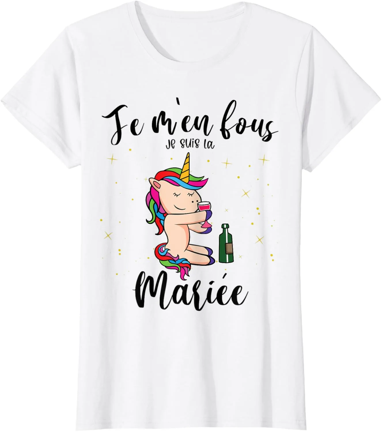 EVJF Femme Licorne Bride T-Shirt