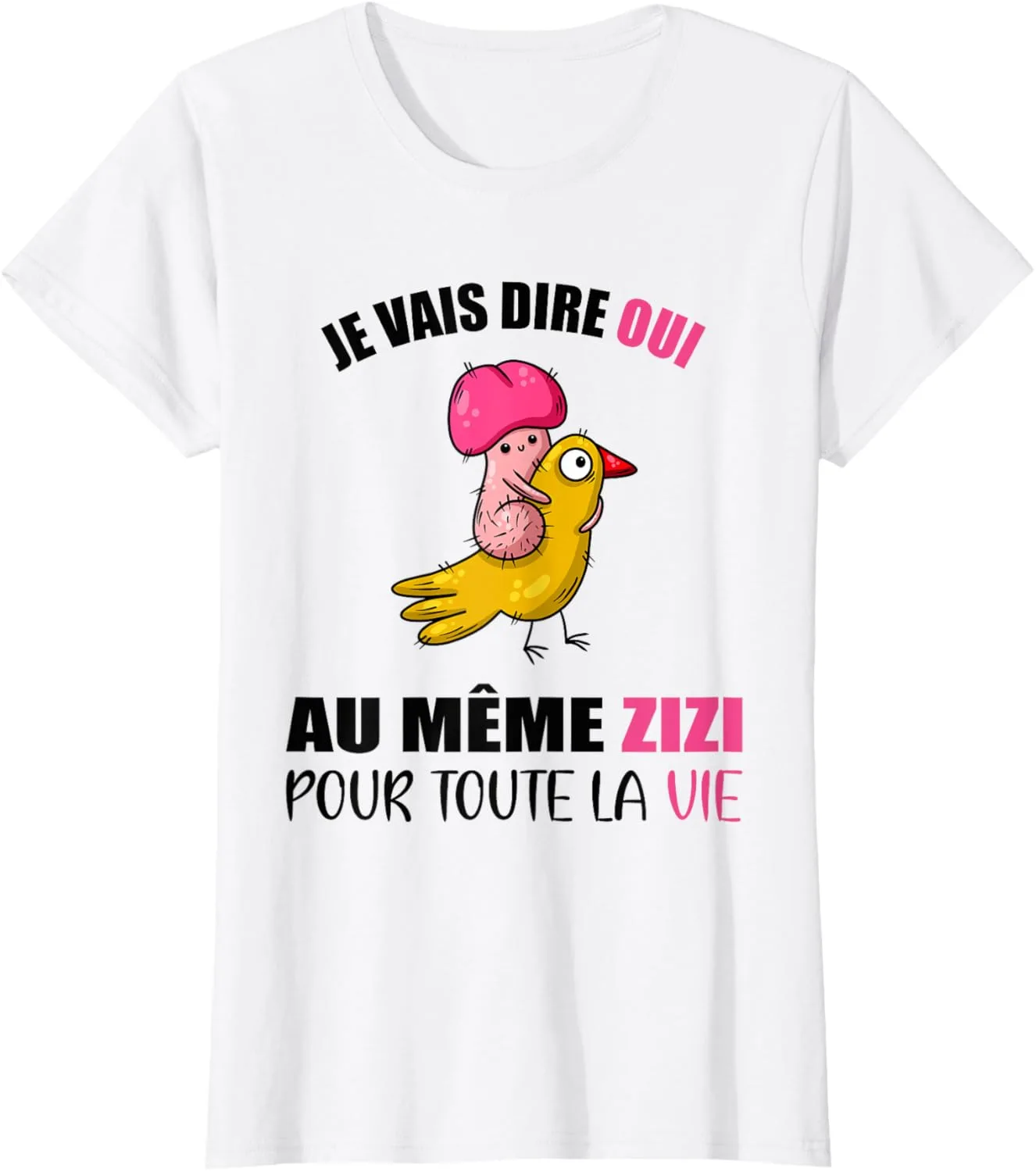Tee-shirt EVJF : Même zizi pour la vie